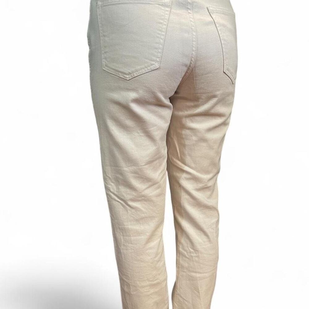 Banana Republic Cream High Rise Straight Leg Jeans Denim Neutral 27